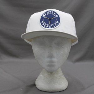 Vintage Trucker Hat - Western Aviation Patched - Adult Snapback